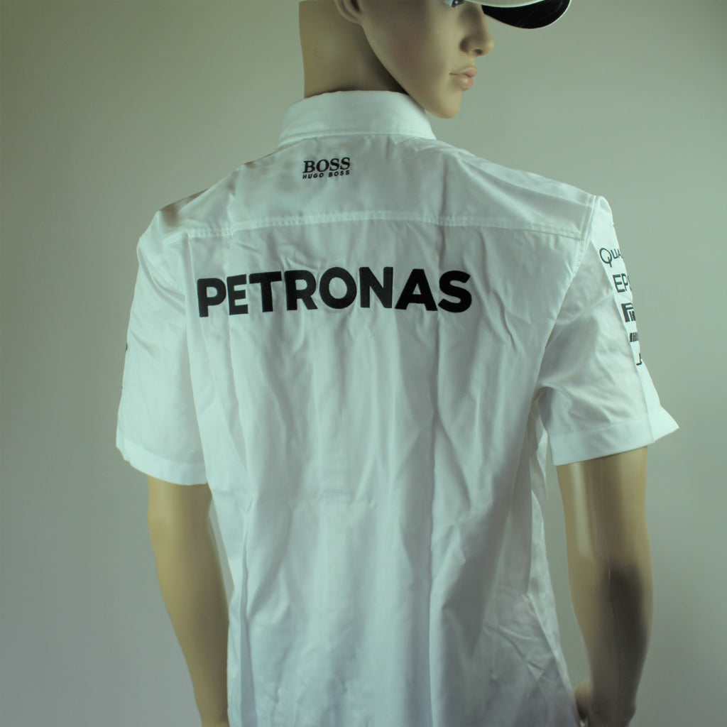 Hugo Boss Mercedes AMG Petronas Formula One Team Issue Managers Shirt Brand new