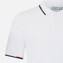 Load image into Gallery viewer, Oracle Red Bull Racing F1 Team Official Merchandise Unisex Core Polo Shirt White