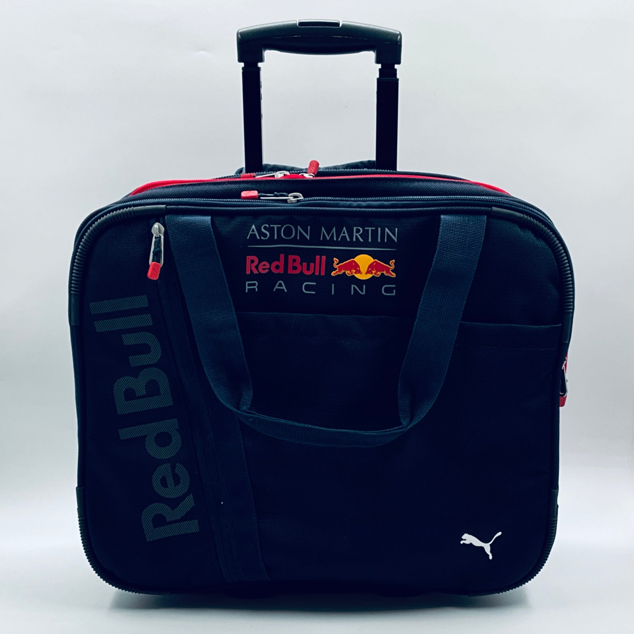 Red Bull Aston Martin Racing F1 Team Wheelie Luggage/Laptop Bag Team Issue - Pit-Lane Motorsport