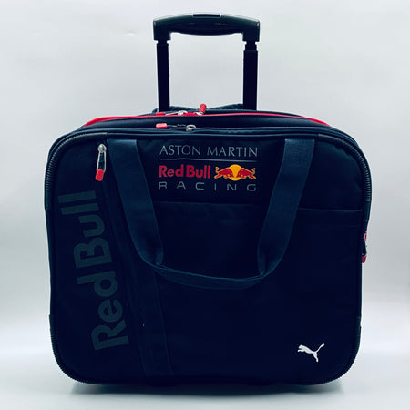 Red Bull Aston Martin Racing F1 Team Wheelie Luggage/Laptop Bag Team Issue - Pit-Lane Motorsport