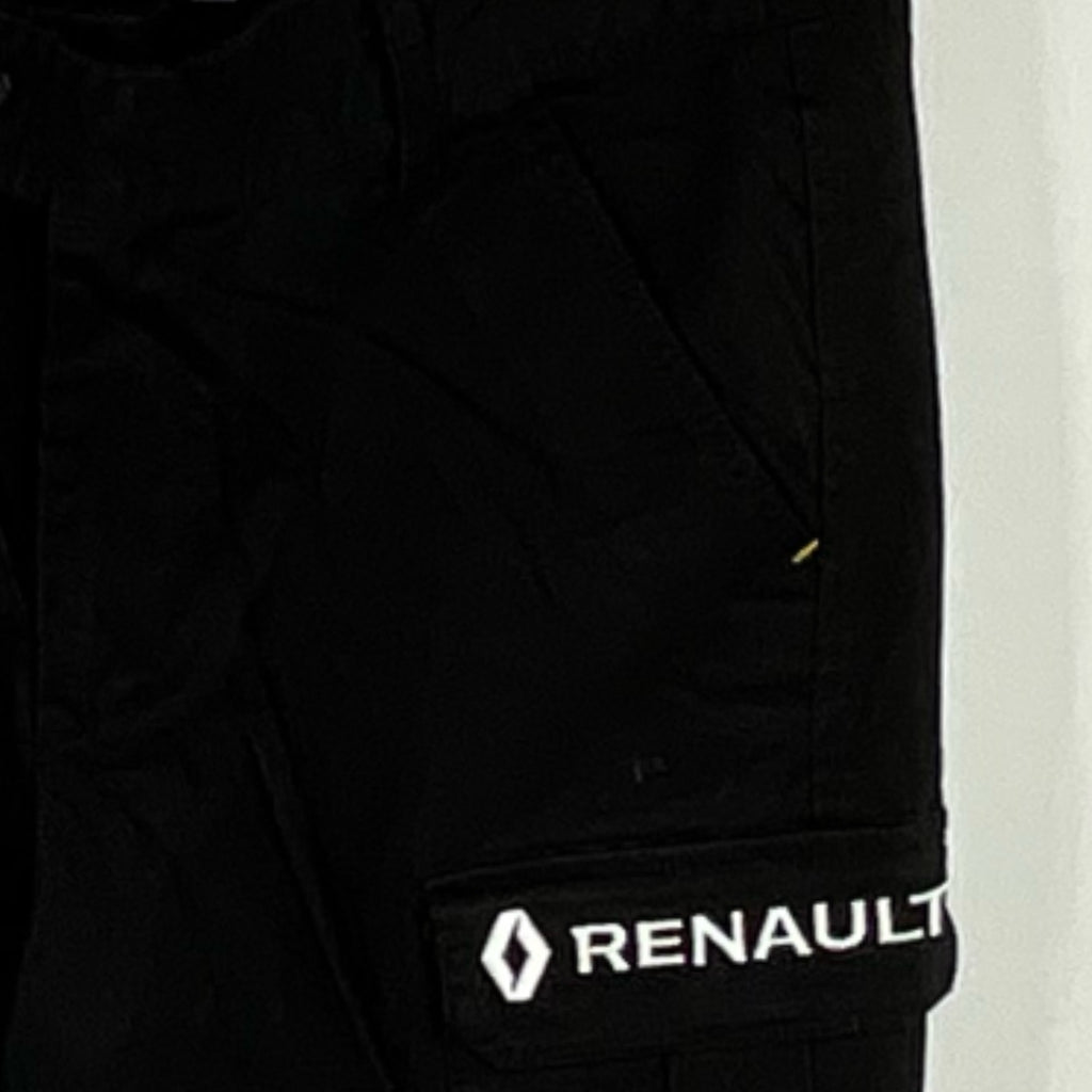 Renault F1 Team Official Team Issue Factory Cargo Trousers-Black-Ex-Mechanic