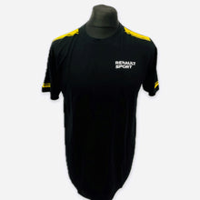 Load image into Gallery viewer, Renault F1 Team Official Team Issue Pit Crew Travel T-Shirt-Black-Used