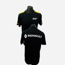 Load image into Gallery viewer, Renault F1 Team Official Team Issue Pit Crew Travel T-Shirt-Black-Used