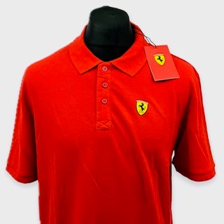 Scuderia Ferrari F1 Team  Official Merchandise Classic Polo Shirt-Red