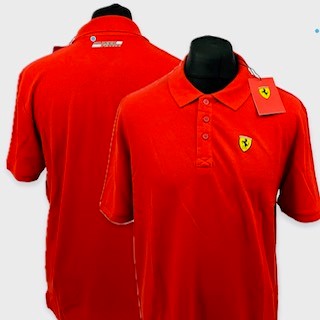 Scuderia Ferrari F1 Team  Official Merchandise Classic Polo Shirt-Red