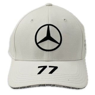 Mercedes AMG Petronas Formula One Team Official Merchandise #77 Valtteri Bottas Drivers Cap-White
