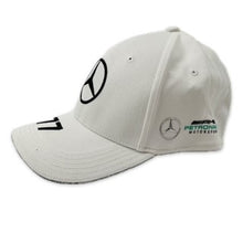Load image into Gallery viewer, Mercedes AMG Petronas Formula One Team Official Merchandise #77 Valtteri Bottas Drivers Cap-White