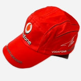 Vodafone McLaren Mercedes  Formula One Team Official Merchandise Drivers Cap Lewis Hamilton & Hekki Kovalainen-Rocket Red