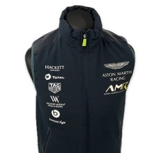 Load image into Gallery viewer, Aston Martin Racing AMR Team Issue Gilet Dark Blue Late Season- 2018-Used