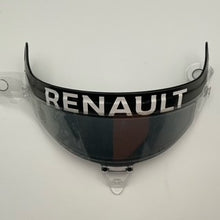 Load image into Gallery viewer, Nico Hulkenberg Renault F1 Team 2019 Race Used Visor with tare Off Strips- Dark Tinted