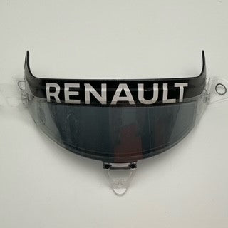 Nico Hulkenberg Renault F1 Team 2019 Race Used Visor with tare Off Strips- Dark Tinted