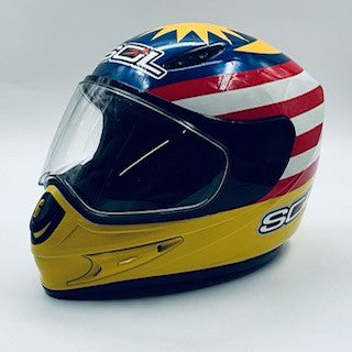 A1-GP Team Malaysia Team Issue SGL Ised Pit Crew Pit Stop Helmet