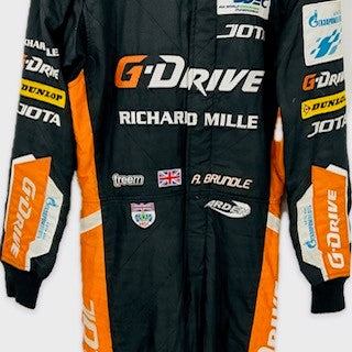 Alex Brundle 2016 FIA WEC G-Drive Jota Sport Le Mans Team Race Used Suit