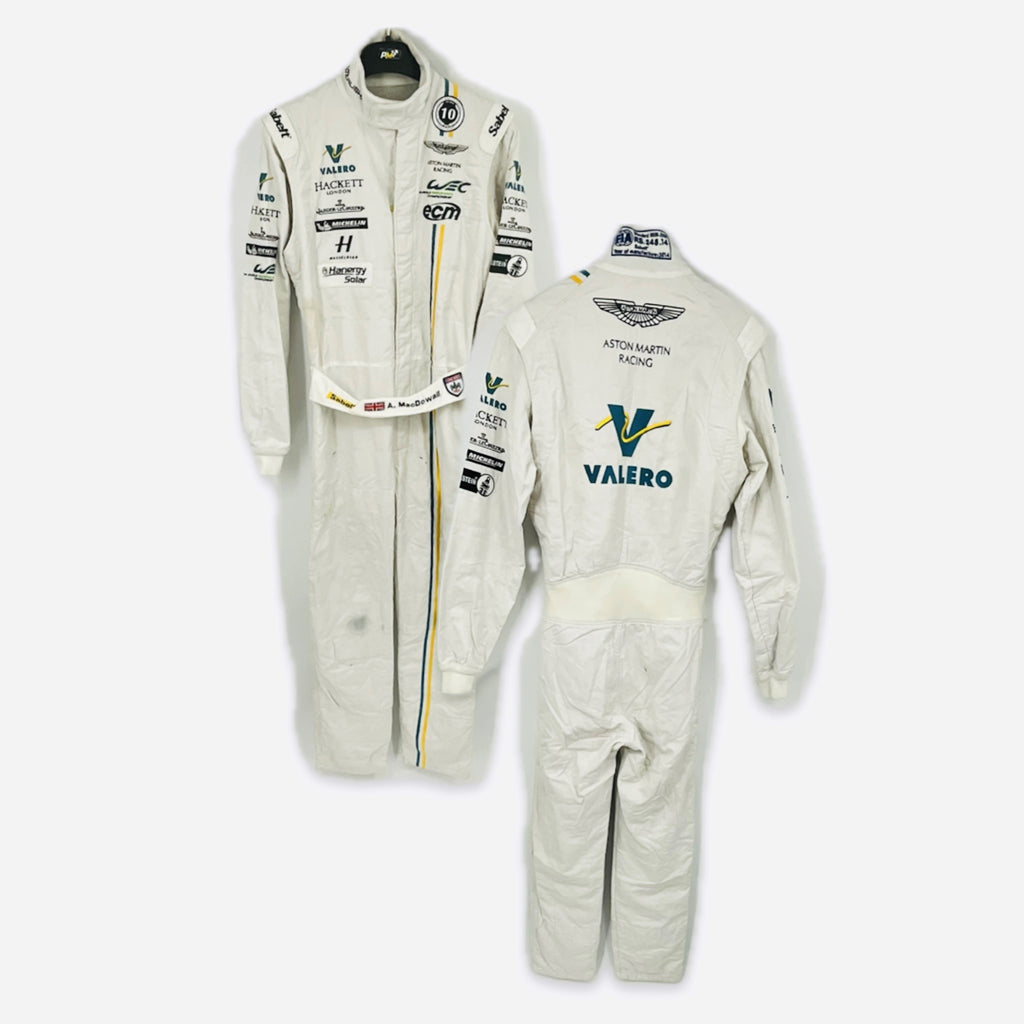 Alex MacDowell  AMR  Aston Martin Racing Valero V8 Vantage GTE WEC Sabelt 2014 Race Used Suit