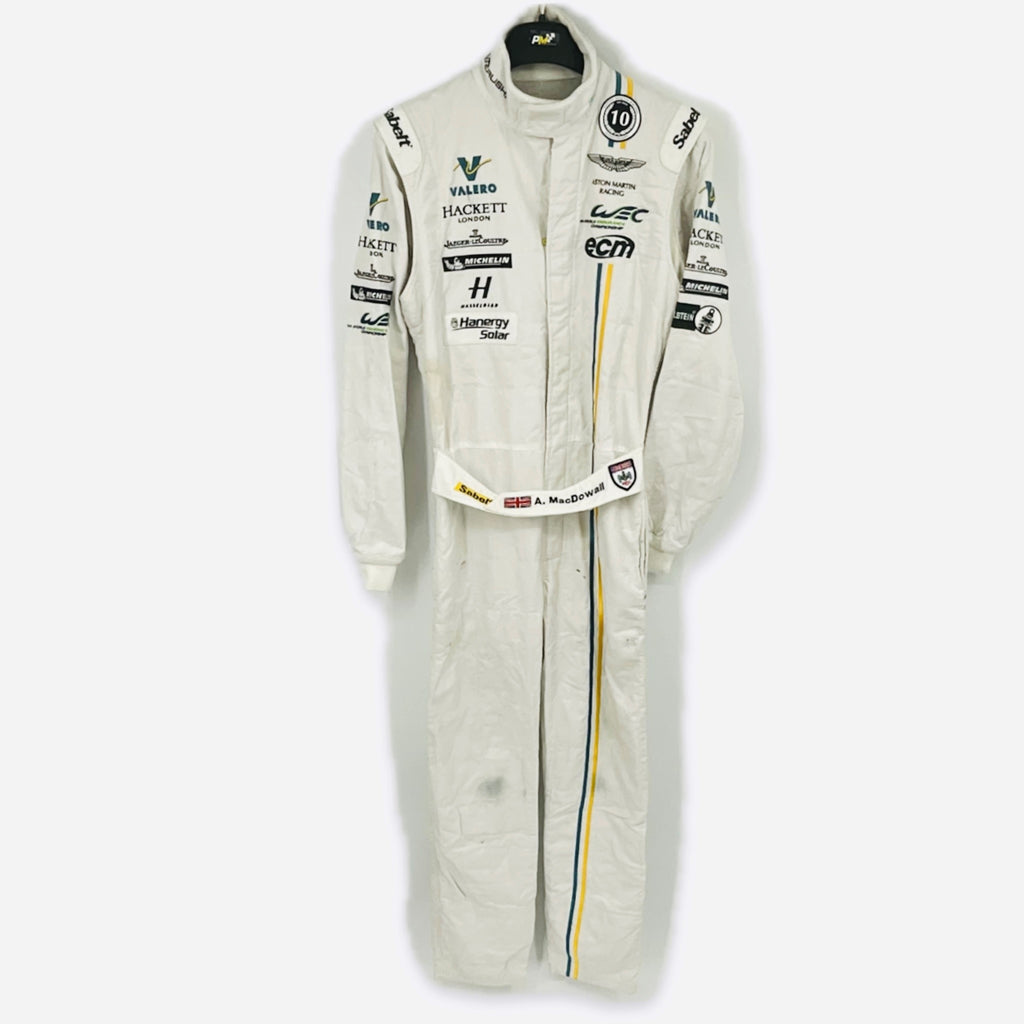 Alex MacDowell  AMR  Aston Martin Racing Valero V8 Vantage GTE WEC Sabelt 2014 Race Used Suit