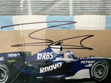 Load image into Gallery viewer, Alex Wurz Williams Cosworth F1 Team Race Used Glove &amp; Hand Signed Photograph