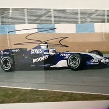 Load image into Gallery viewer, Alex Wurz Williams Cosworth F1 Team Race Used Glove &amp; Hand Signed Photograph