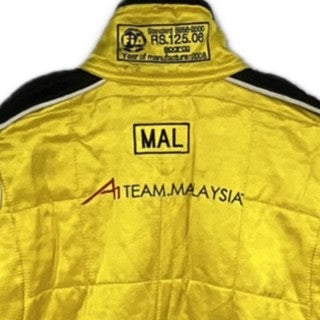 Alex Yoong 2008 Team Malaysia A1 GP Nations Championship Race Used Suit