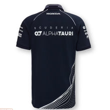 Load image into Gallery viewer, Official Merchandise Scuderia Alpha Tauri 2023 Team Polo Shirt-Navy Blue