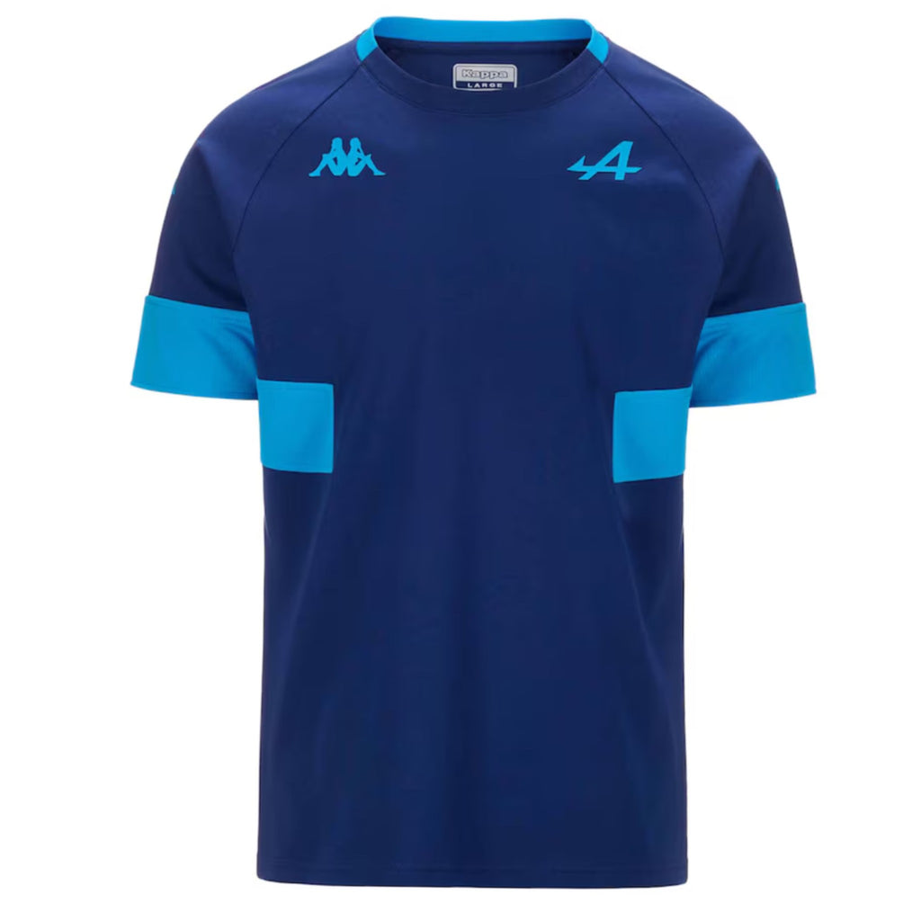 Alpine F1 Team Kappa Official Merchandise  Supporter T-Shirt - Blue