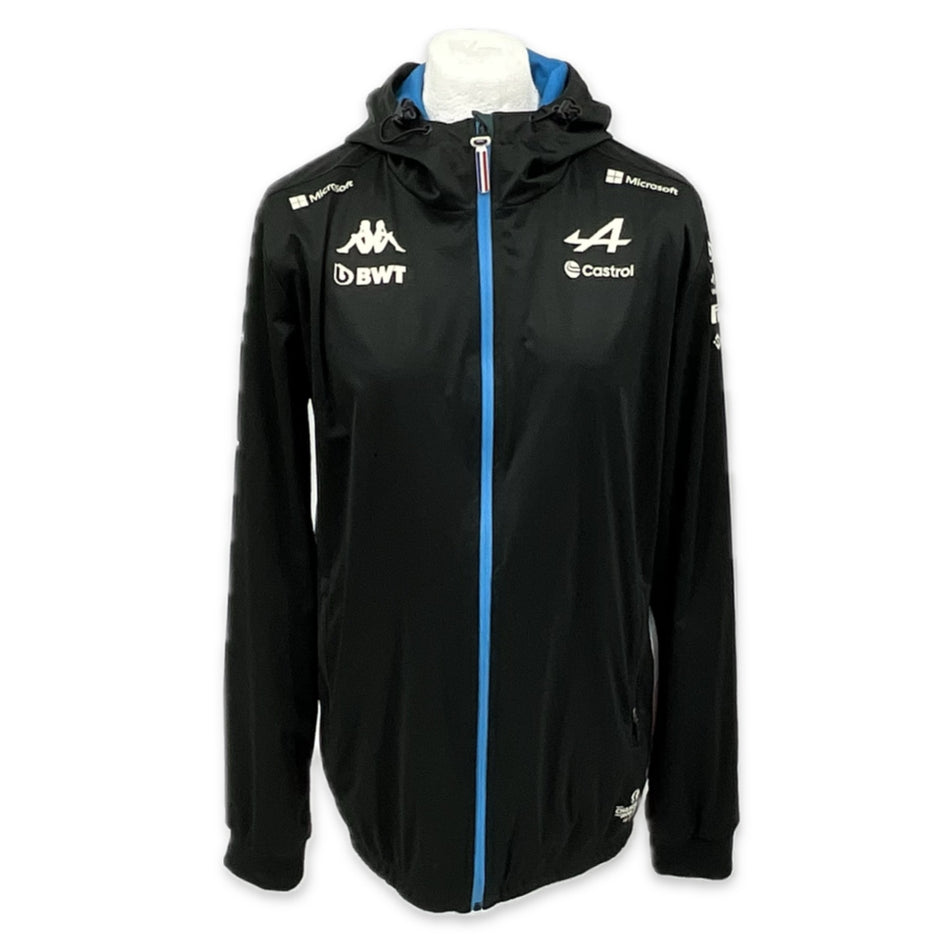 2024 BWT Alpine F1 Team Kappa Pit Crew Team Issue Race Day Hooded Rain Jacket Ex Mechanic