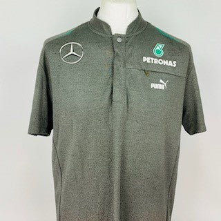 Team Issue Mercedes AMG Petronas Formula One Team Issue Pit Crew Race Day Shirt