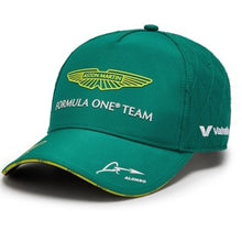 Load image into Gallery viewer, Aston Martin Aramco F1 2024 Fernando Alonso Team Cap - Green