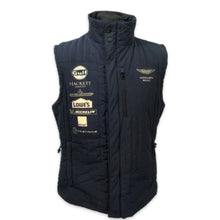 Load image into Gallery viewer, Aston Martin Racing Gulf Le Mans Team Pit Crew Issued Gilet By Hackett Of London-Nany Blue