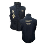 Aston Martin Racing Gulf Le Mans Team Pit Crew Issued Gilet By Hackett Of London-Nany Blue