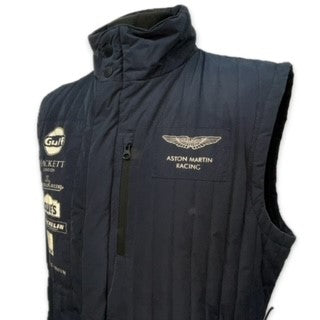 Aston Martin Racing Gulf Le Mans Team Pit Crew Issued Gilet By Hackett Of London-Nany Blue