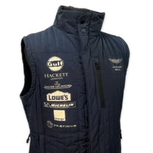 Load image into Gallery viewer, Aston Martin Racing Gulf Le Mans Team Pit Crew Issued Gilet By Hackett Of London-Nany Blue