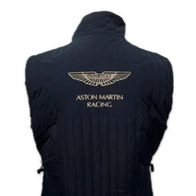 Load image into Gallery viewer, Aston Martin Racing Gulf Le Mans Team Pit Crew Issued Gilet By Hackett Of London-Nany Blue