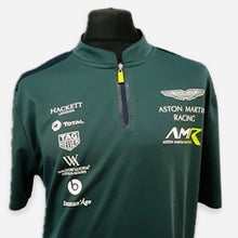 Load image into Gallery viewer, Aston Martin Racing AMR Le Mans Team Official Teamwear Race Day Polo Shirt- Dark Green Late 2018-Used