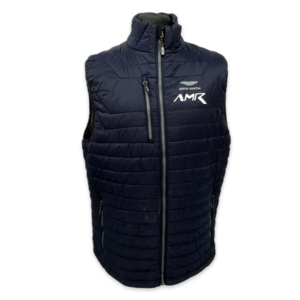 AMR Aston Martin Racing Le Mans Team Pit Crew Issued Gilet -Nany Blue