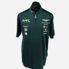 Load image into Gallery viewer, Aston Martin Racing AMR Le Mans Team Official Teamwear Race Day Polo Shirt- Dark Green Early 2018-Used