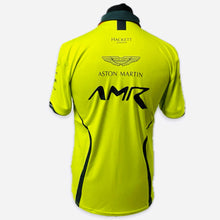 Load image into Gallery viewer, Official AMR Aston Martin Racing Team Issue Race Day Polo Shirt Lime Green-Used