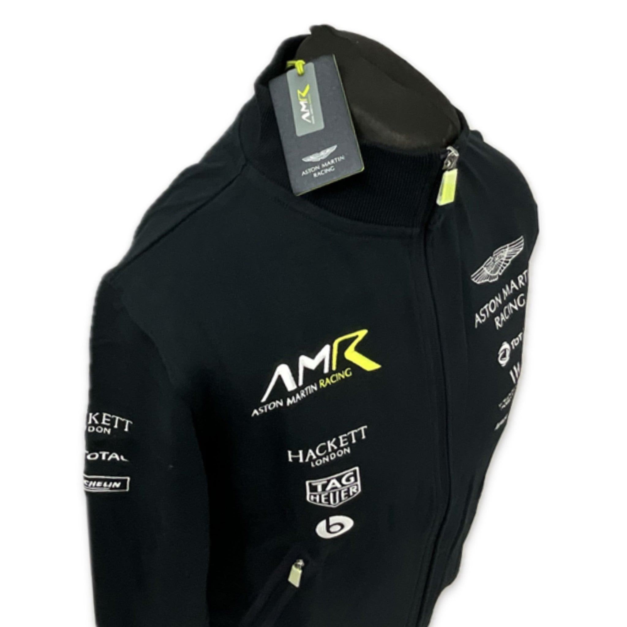 Aston Martin Racing AMR Team Issue Full Zip Sweatshirt Dark Blue