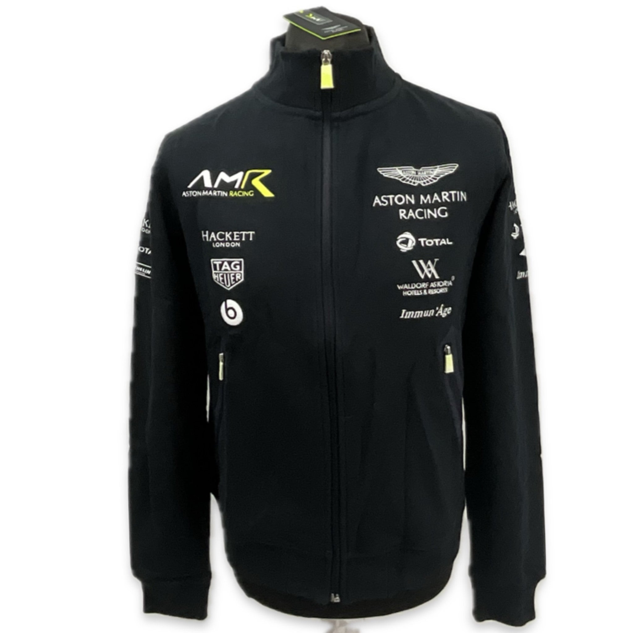 Aston Martin Racing AMR Team Issue Full Zip Sweatshirt Dark Blue Early