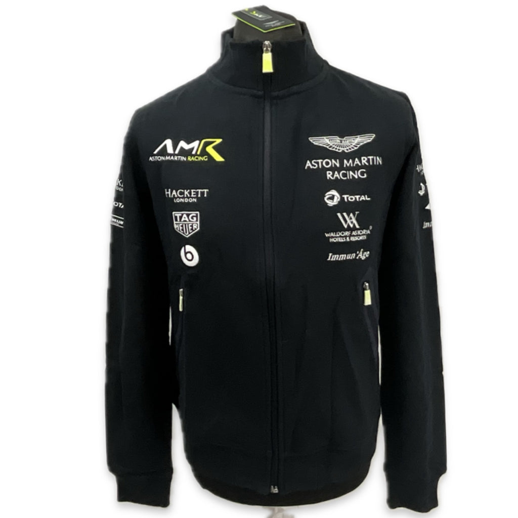 Aston Martin Racing AMR Team Issue Full Zip Sweatshirt Dark Blue Early -2018-Brand New