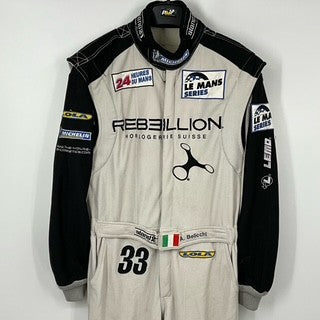 Andrea Belicchi Rebellion Speedy Racing Lola Judd LMP2 Le Mans 24 Hour Race Used Suit 2008