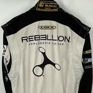 Andrea Belicchi Rebellion Speedy Racing Lola Judd LMP2 Le Mans 24 Hour Race Used Suit 2008