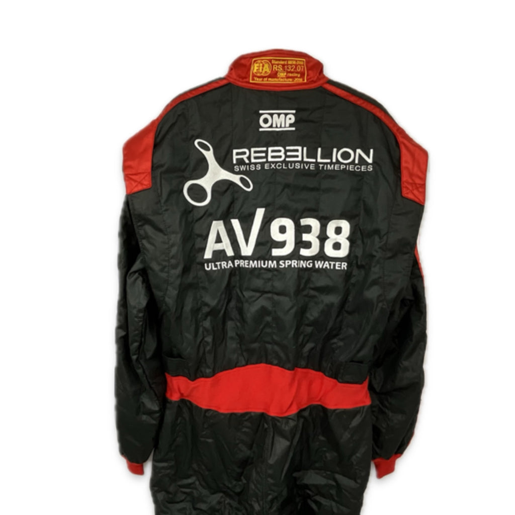 Rebellion Racing Arctic Velvet R-One ARG Le Mans Team 2016 Team Issue OMP 3-Layer FIA Standard 8856 Race Suit