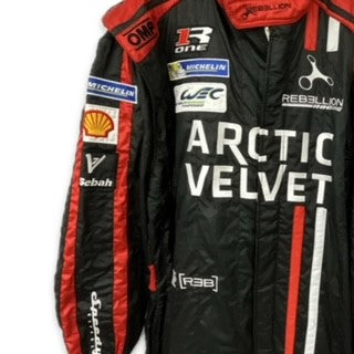 Rebellion Racing Arctic Velvet R-One ARG Le Mans Team 2016 Team Issue OMP 3-Layer FIA Standard 8856 Race Suit