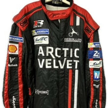 Load image into Gallery viewer, Rebellion Racing Arctic Velvet R-One ARG Le Mans Team 2016 Team Issue OMP 3-Layer FIA Standard 8856 Race Suit