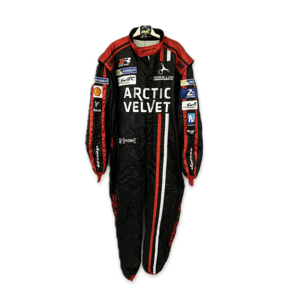 Rebellion Racing Arctic Velvet R-One ARG Le Mans Team 2016 Team Issue OMP 3-Layer FIA Standard 8856 Race Suit - Pit-Lane Motorsport