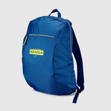 Load image into Gallery viewer, Ayrton Senna Official Collection Packable Backpack Rucksack-Blue