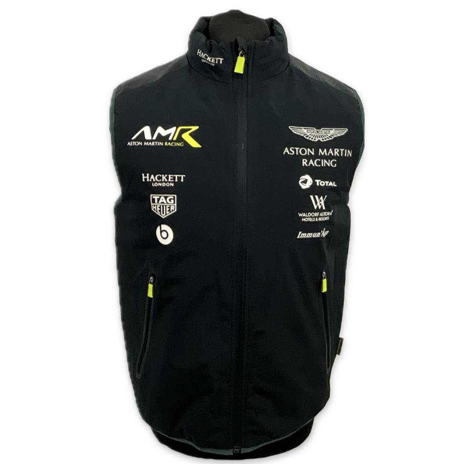 Aston Martin Racing AMR Team Issue Gilet Dark Blue Early Season- 2018-Used - Pit-Lane Motorsport