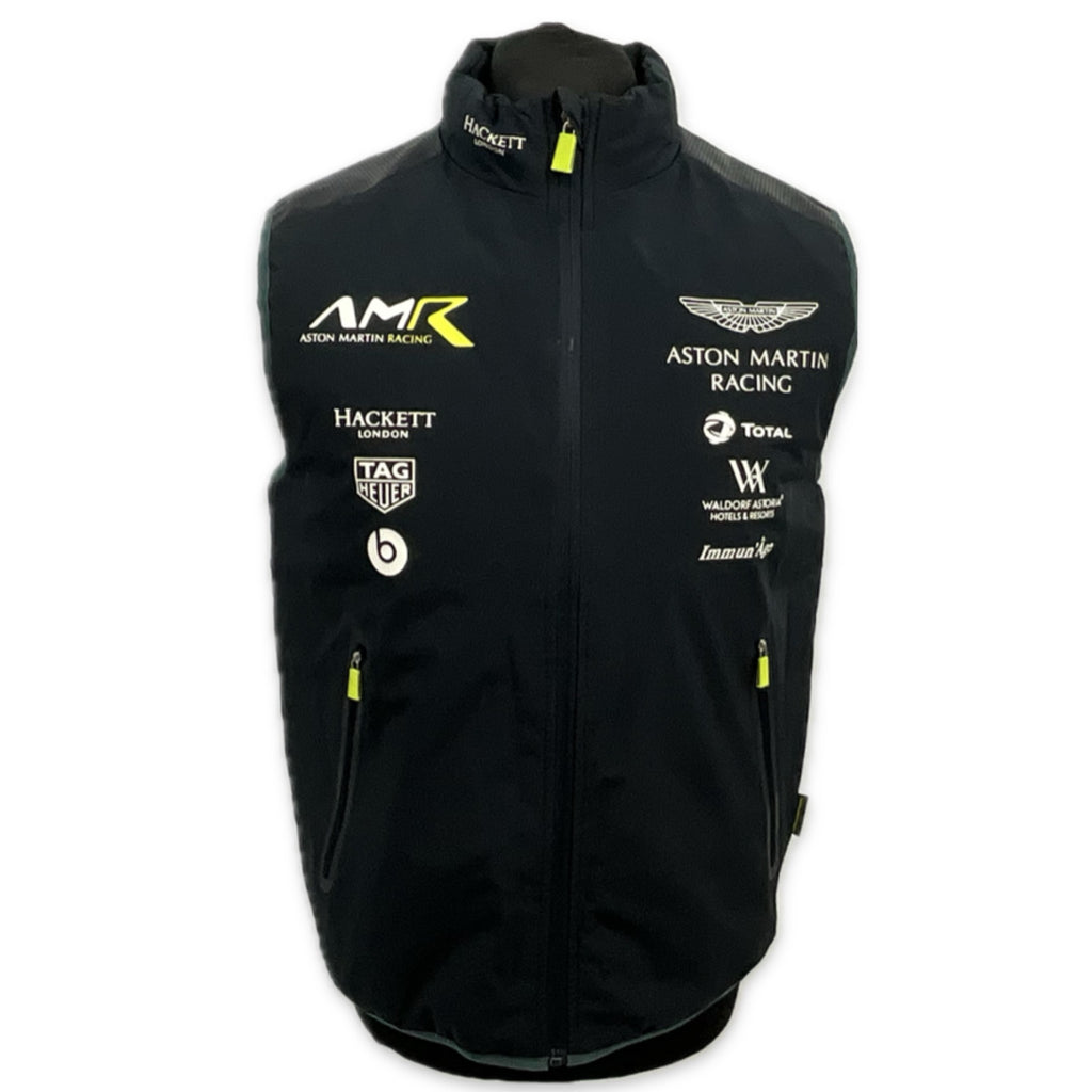 Aston Martin Racing AMR Team Issue Gilet Dark Blue Early Season - 2018-BRAND NEW