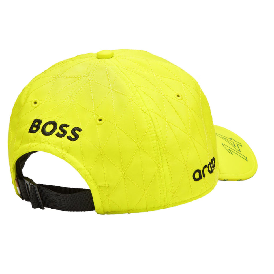 Aston Martin F1 Team 2024 Fernando Alonso Driver Cap-Neon Yellow