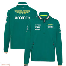 Load image into Gallery viewer, Aston Martin Aramco F1 Team 2024 Team 1/4 Zip